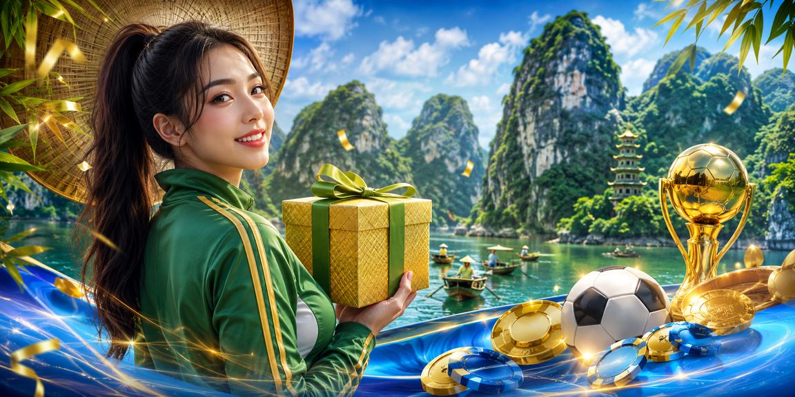 Người chơi tham gia trò chơi bài tại khung cảnh Ninh Bình truyền thống